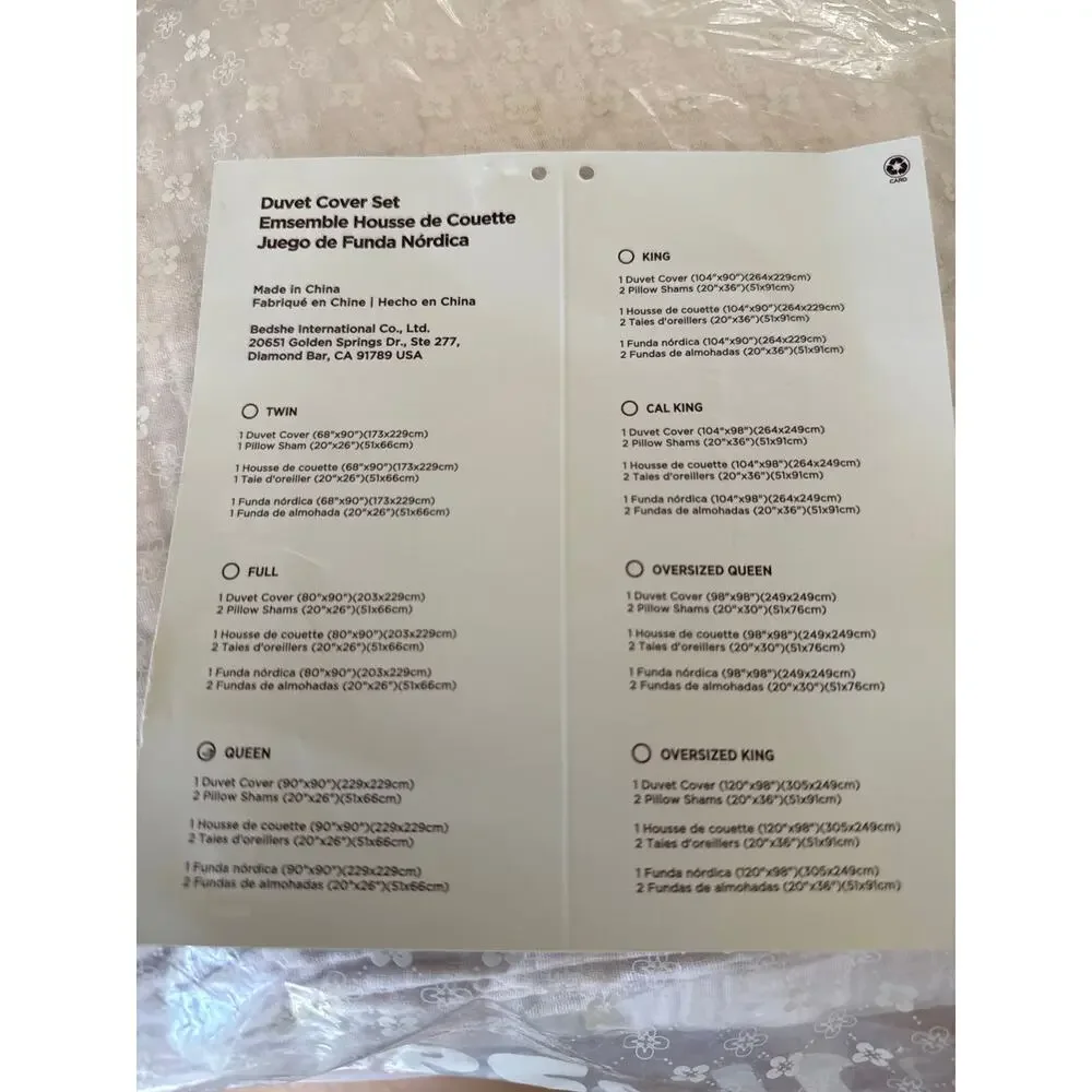 Bedsure Queen Duvet Set Muslin Crushed 100% Cotton Color Linen